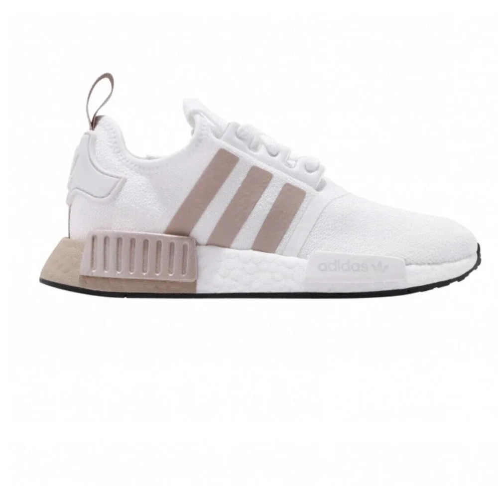 Adidas NMD R1 Boost Women Casual Running Shoe White Athletic Sneaker Trainer - Picture 6 of 11